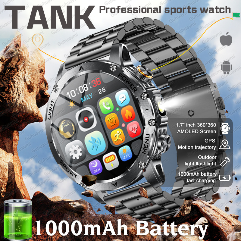 Wireless Charger Watch - 2026 New Smart Watch Men 1000mAh