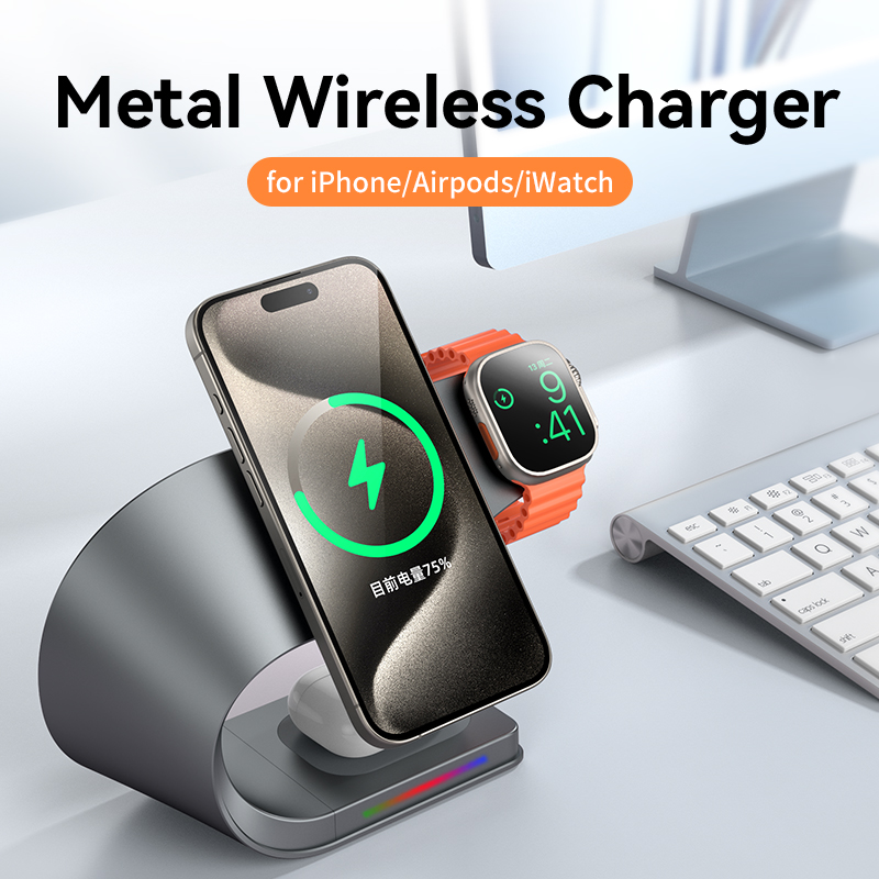 Metal Shell 4 in 1 Wireless Ch - Wireless Charger Watch recension och pris