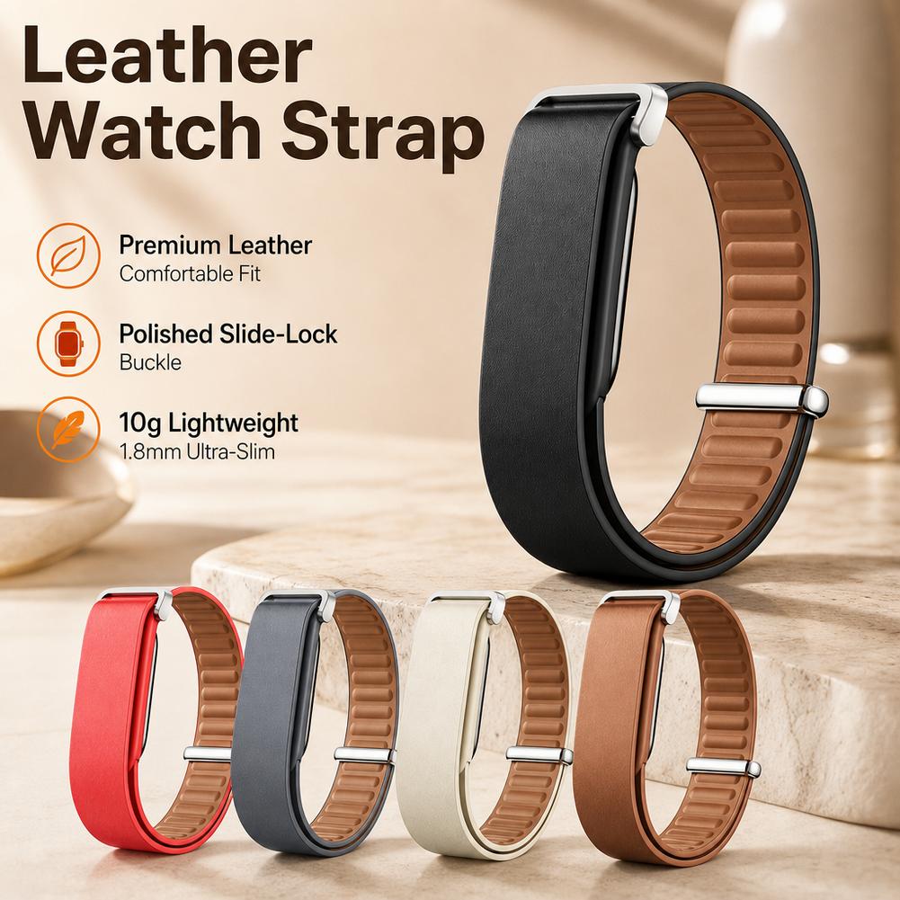 Genuine Leather Bracelet For G - Sport Loop Strap recension och pris