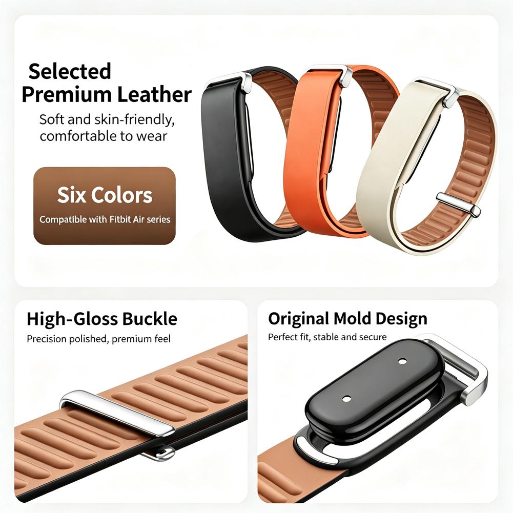 Genuine Leather Bracelet For G - Sport Loop Strap recension och pris