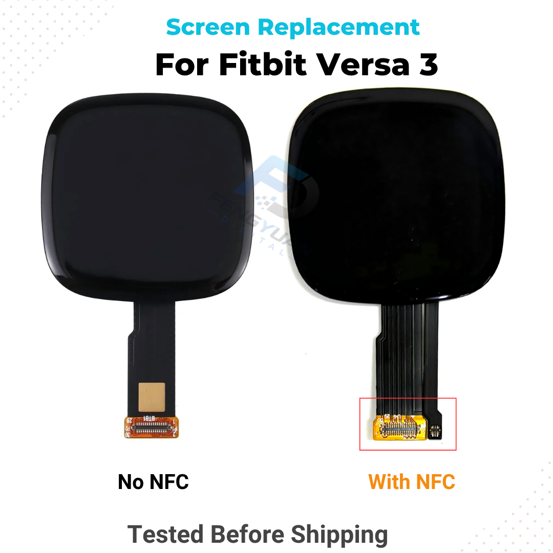 For Fitbit Versa 3 FB511 AMOLE - Smartwatch Touch recension och pris
