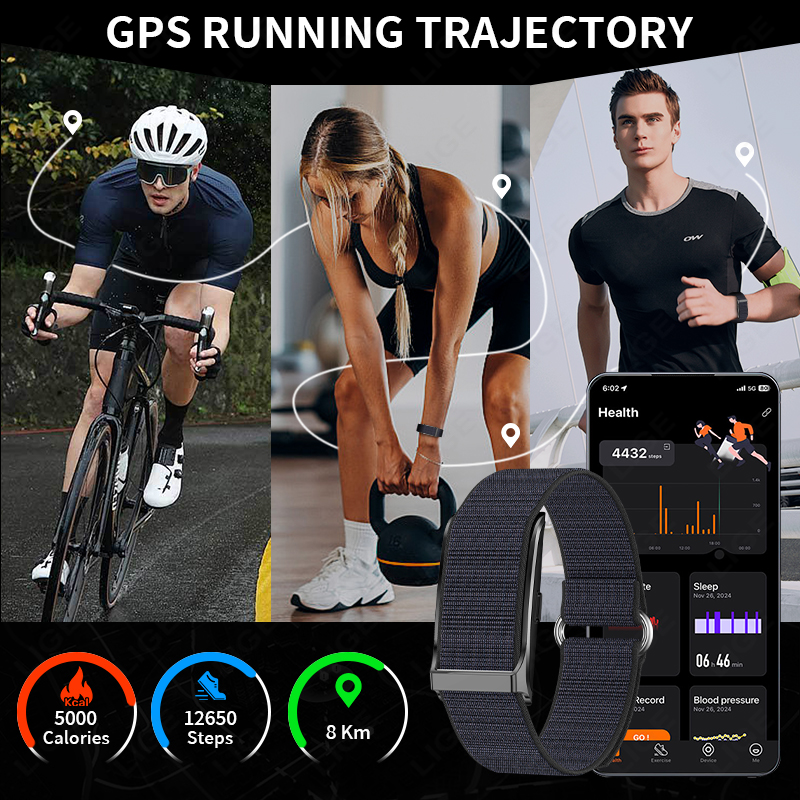 LIGE Smart Watch Heart Rate Bl - Android Smartwatch Accessories recension och pris