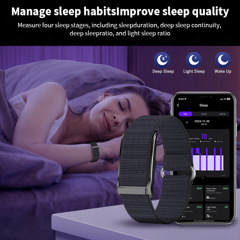 LIGE Smart Watch Heart Rate Bl - Android Smartwatch Accessories recension och pris