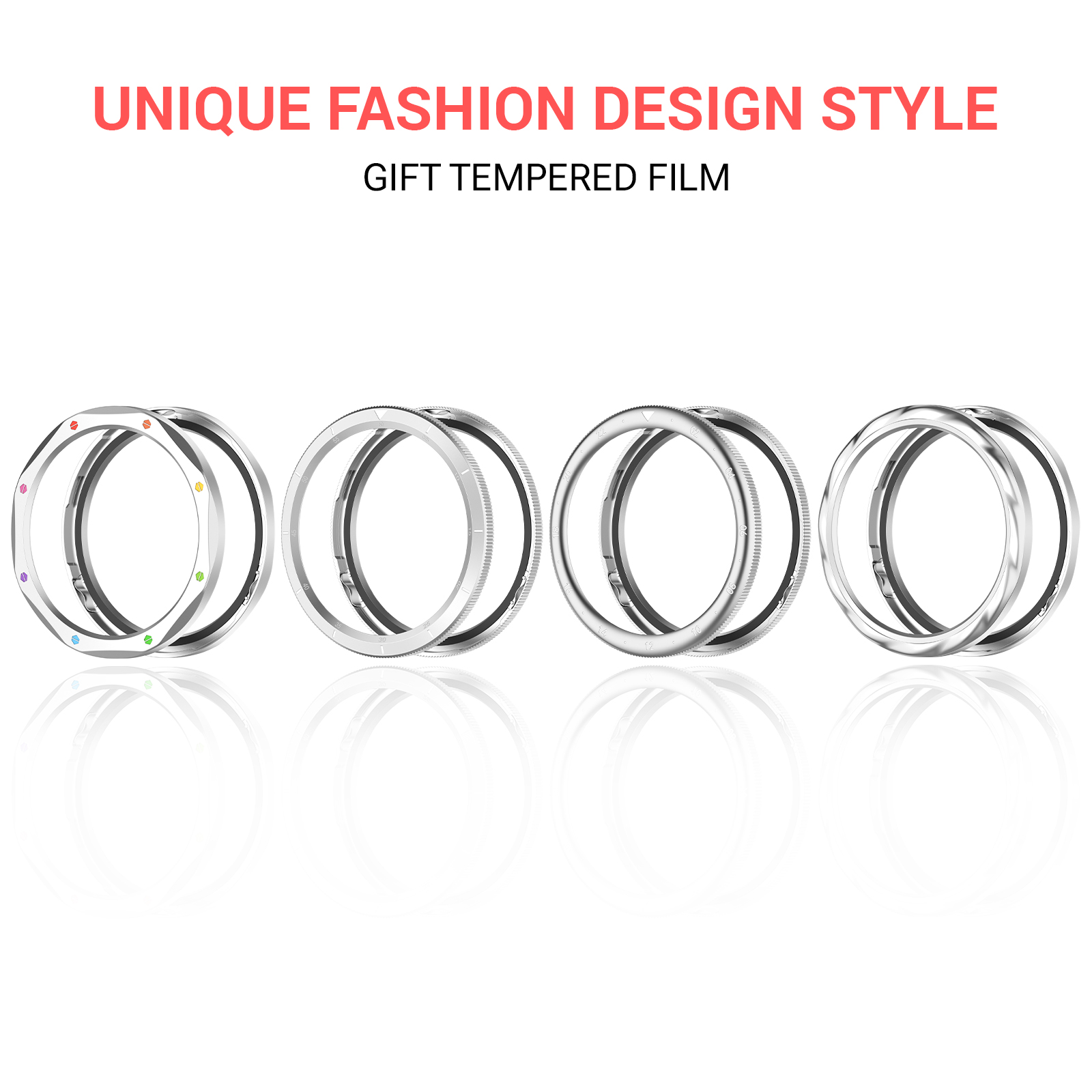 BUSKOZ Metal Bezel Watch Case  - Xiaomi Smartwatch S3 Accessories recension och pris