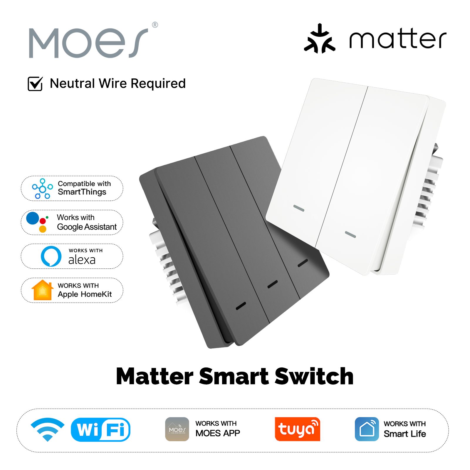 MOES Matter Tuya WiFi Smart Li - Smart Accessories recension och pris
