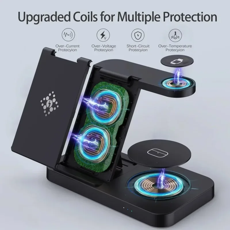 Travel 4 in 1 Wireless Charger - Smartwatch Ac recension och pris