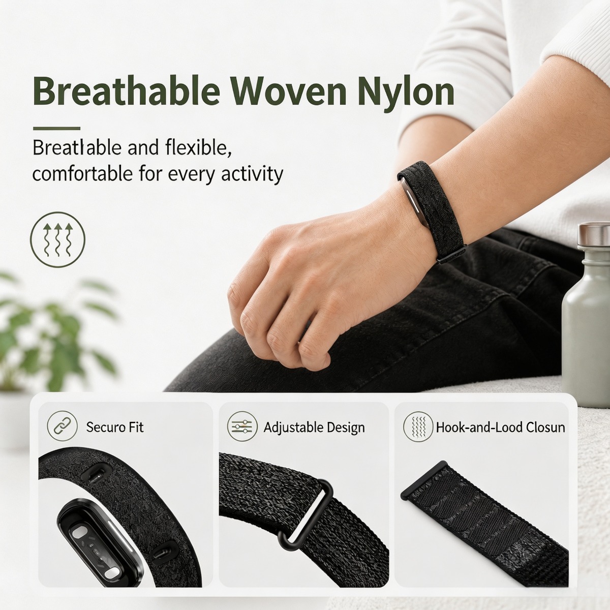 Lightweight Nylon Breathable W - Sport Loop Strap recension och pris