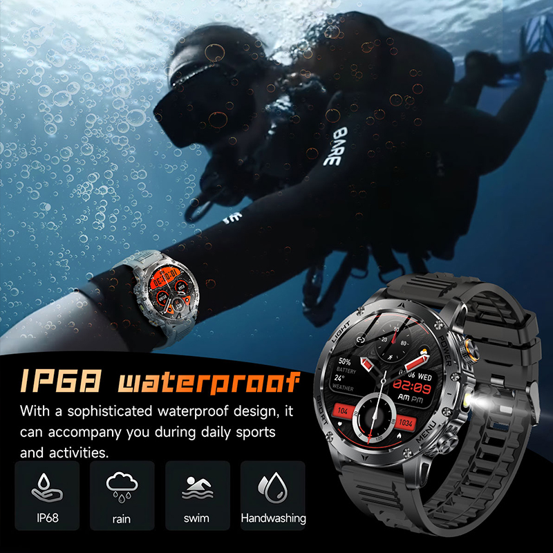 2026 New Smart Watch Men 1000m - Wireless Charger Watch recension och pris