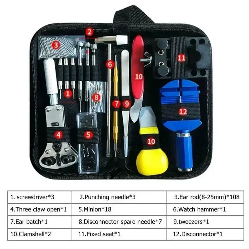 147Pcs Watchmaker Repair Tool  - Tool Kit Strap Change recension och pris